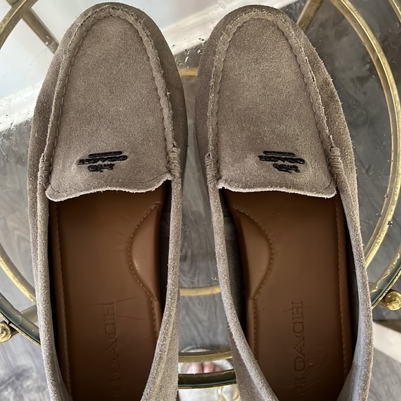 Coach Tan Suede Loafers - Picture 10 of 10